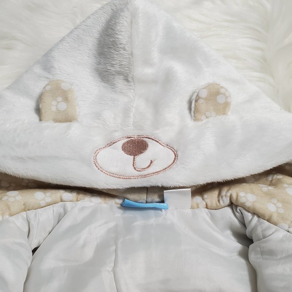 Little by Little Plush Bear Infant Snowsuit - Picture 6 of 7